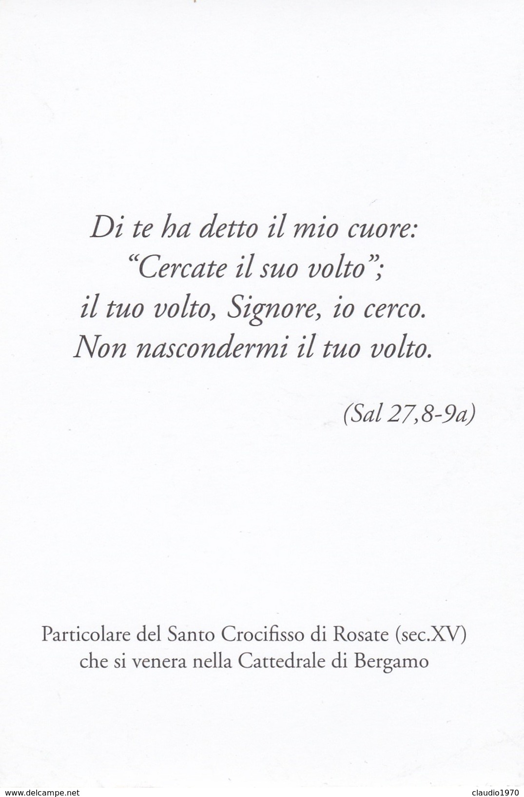 SANTINO - SANTO CROCIFISSO DI ROSATE - Santini