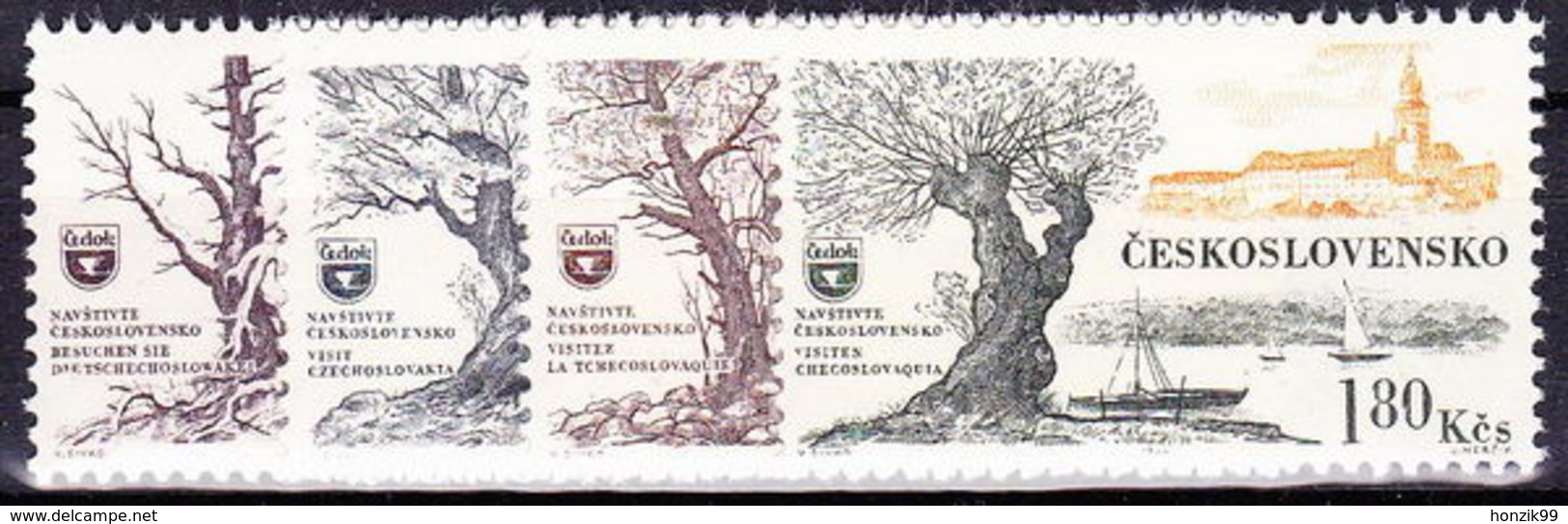 ** Tchécoslovaquie 1964 Mi 1453-6 (Yv 1321-4), (MNH) - Ungebraucht