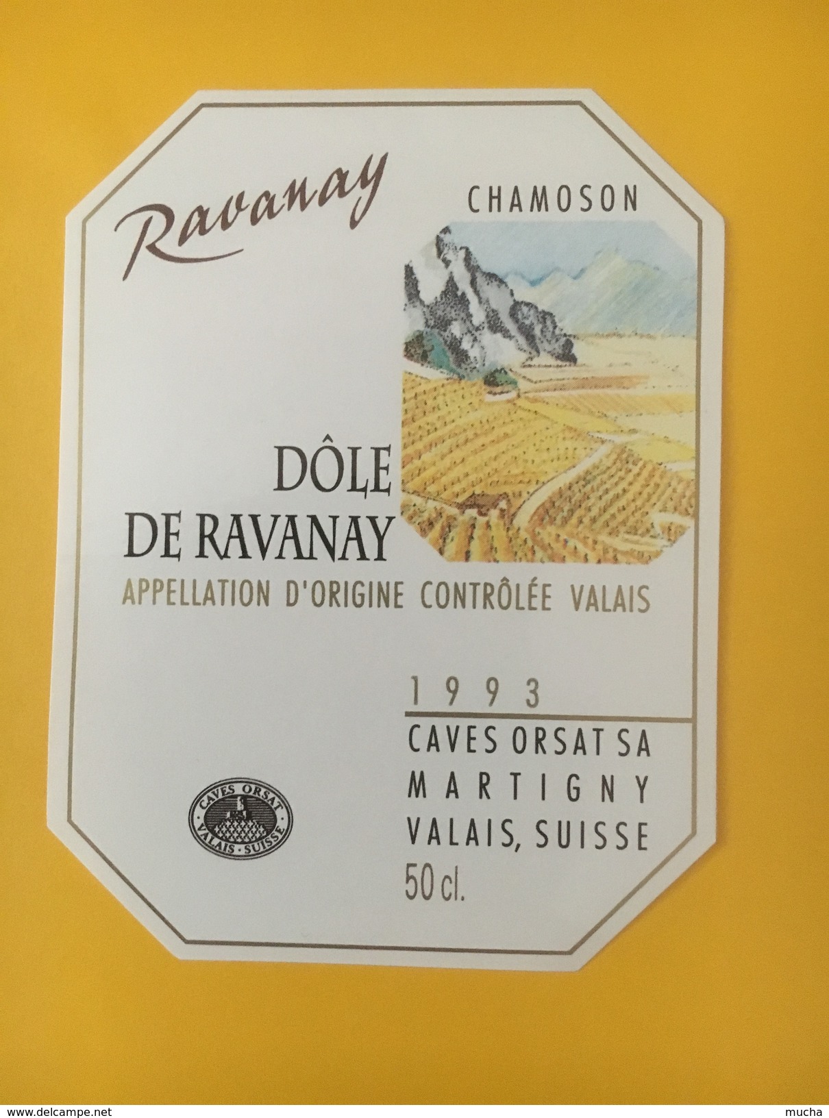4116 -  Dôle De Ravanay Chamoson 1993 Valais Suisse - Art