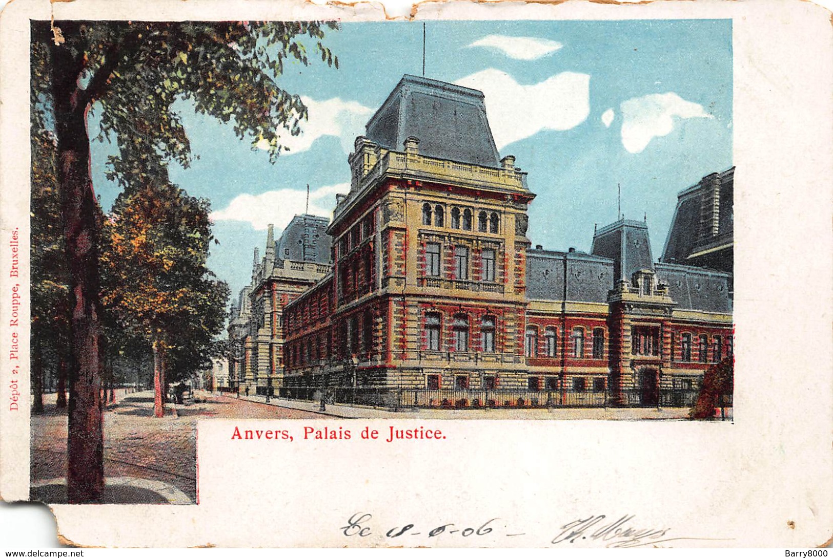 Antwerpen Anvers  Gerechtshof Palais De Justice   Justitiepaleis  Schade Links Onderaan!      X 1825 - Antwerpen