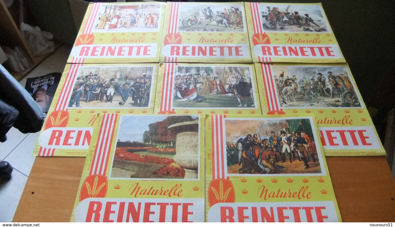 Année 60 Lot De 8 Buvards REINETTE.... - Collezioni & Lotti