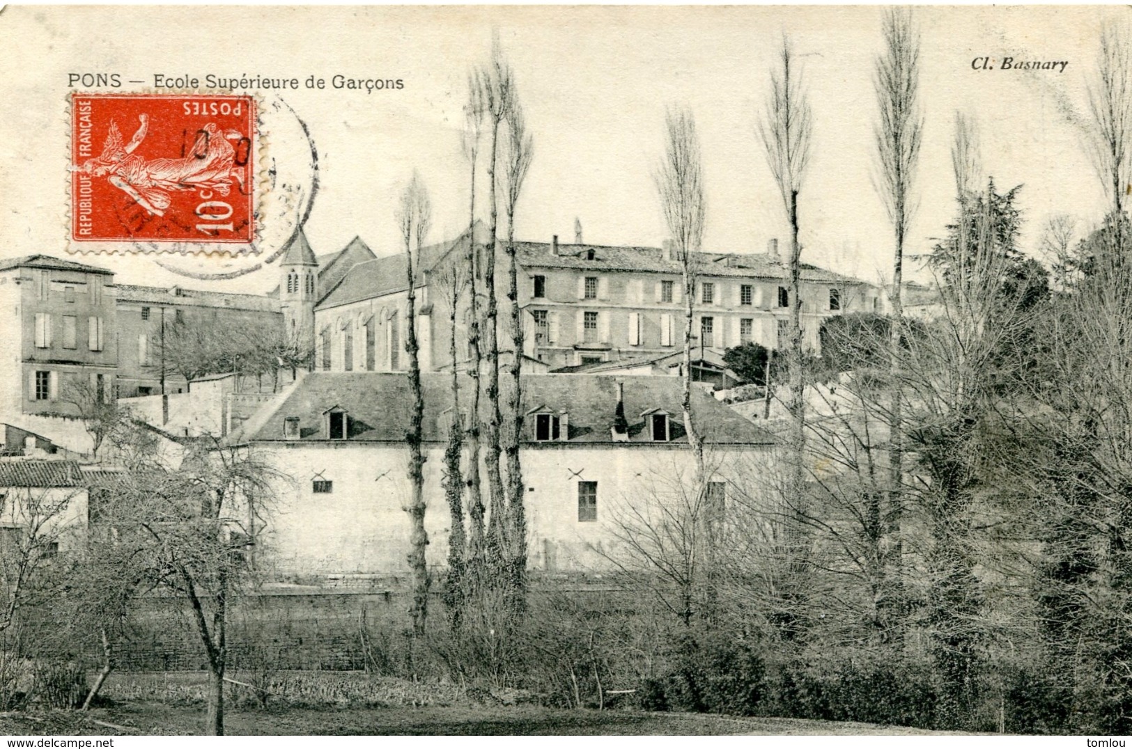PONS école Sup De Garçons 1909 - Pons
