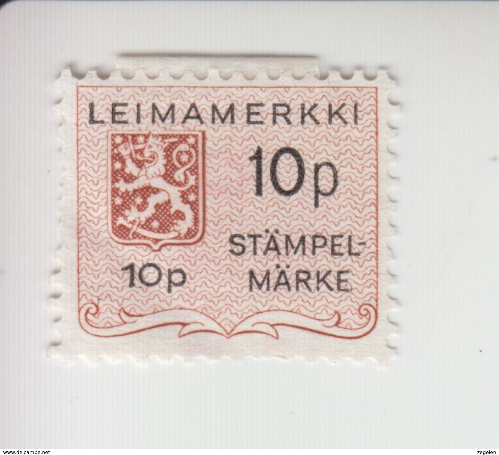 Finland Fiscale Zegel Cat.Barefoot Stämpelmärke 223 - Revenue Stamps