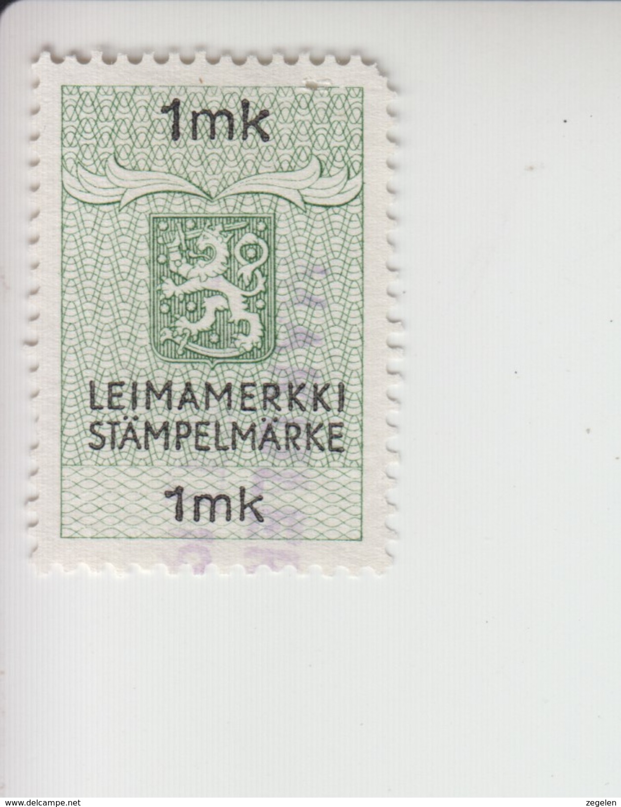 Finland Fiscale Zegel Cat.Barefoot Stämpelmärke 227 - Revenue Stamps