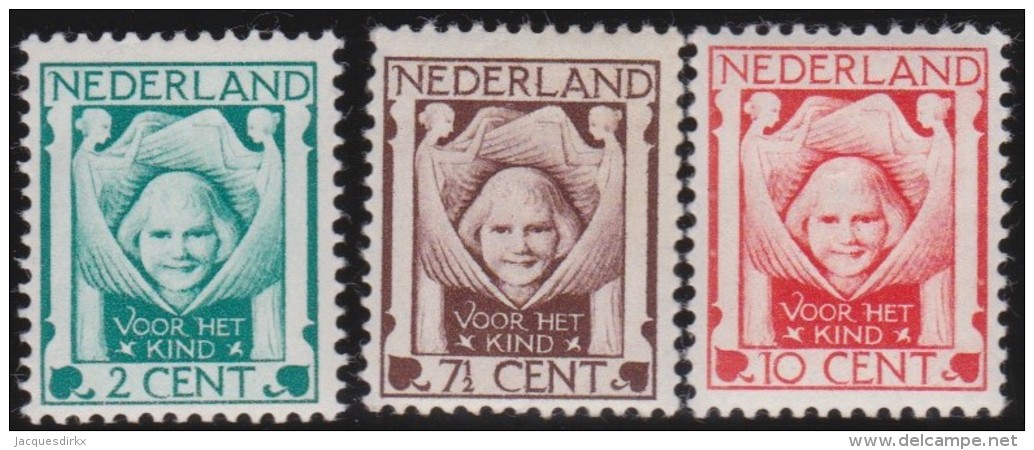 Nederland  I  .     NVPH   .    141/143       .    **      .     Postfris    .    /    .    MNH - Ongebruikt