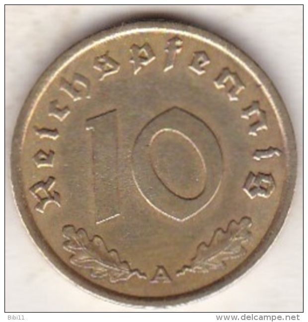 ALLEMAGNE . 10 REICHSPFENNIG 1938 A (BERLIN) - 10 Reichspfennig