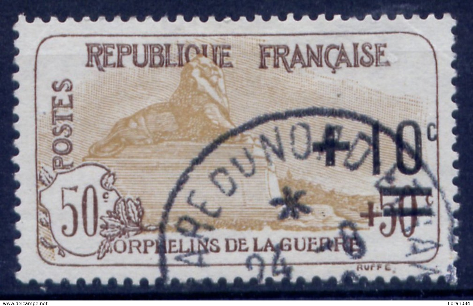France N° 167a Obl. Centrage Parfait - Cote 37 Euros - Superbe - Used Stamps