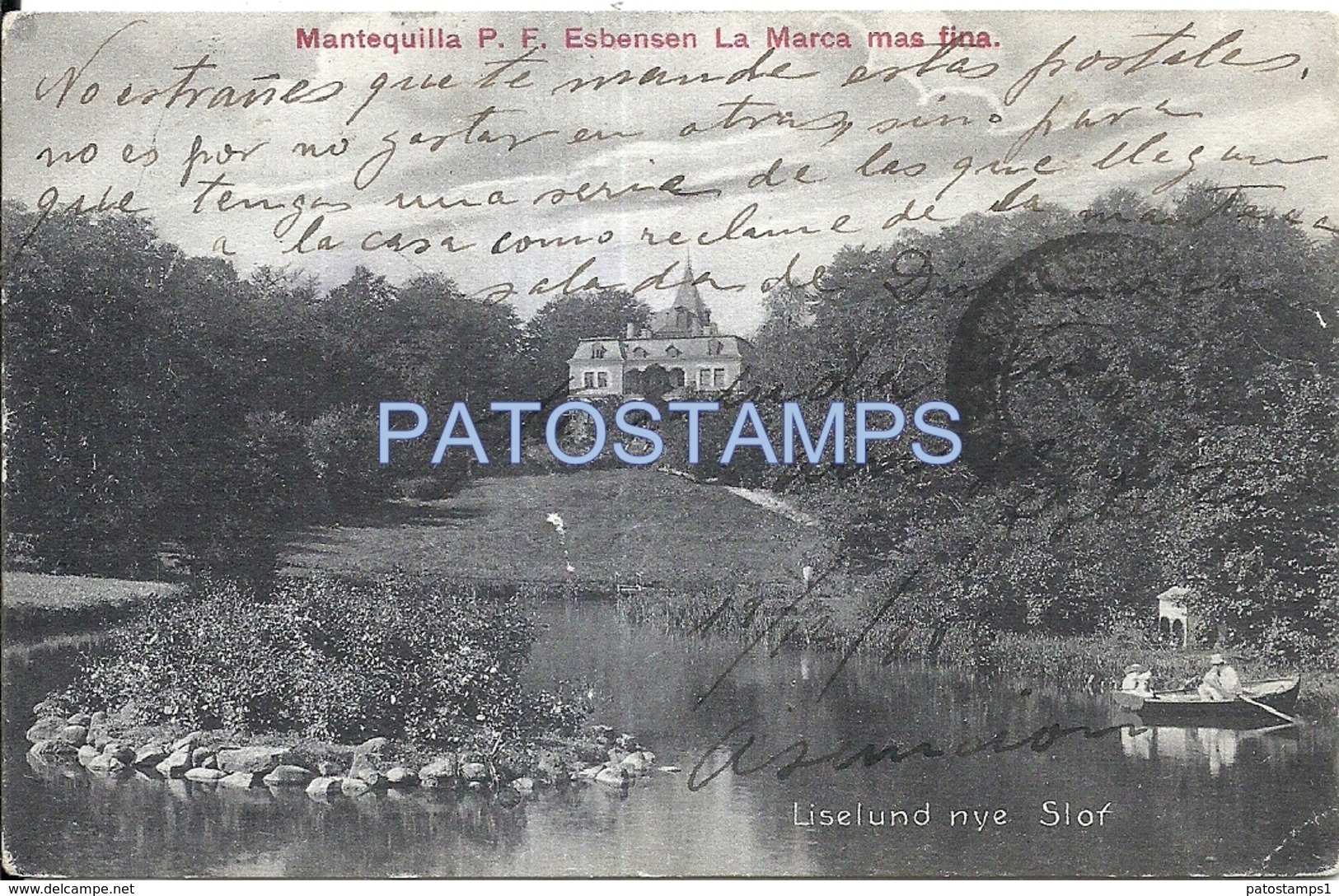 72047 PARAGUAY LISELUND NYE SLOF PUBLICITY MANTEQUILLA ESBENSEN LA MARCA MAS FINA BREAK POSTAL POSTCARD - Paraguay