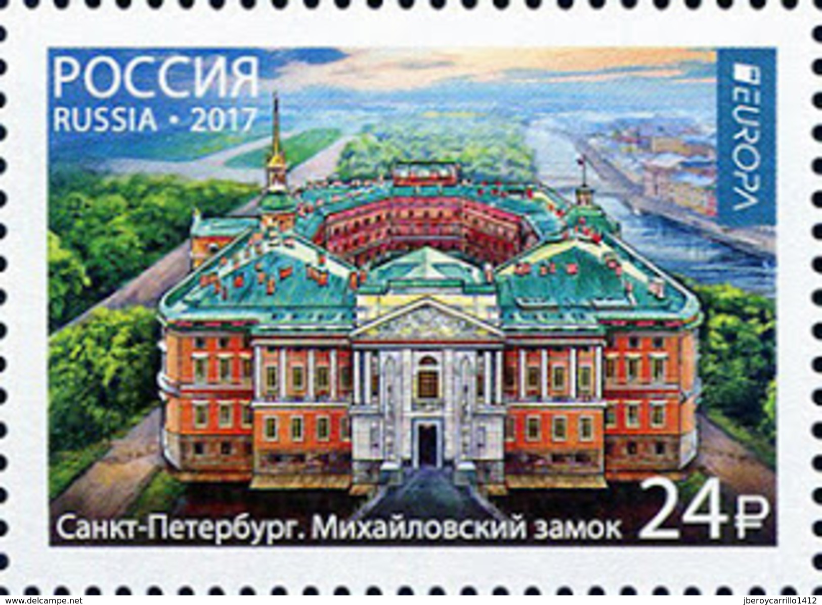 RUSSLAND/ RUSIA/ RUSSIA  - EUROPA 2017- JHARESTHEMA-" SCHLÖSSER- CASTLES - CASTILLOS "-  SATZ - 2017