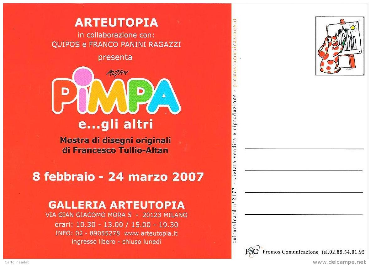 [MD1156] CPM - PIMPA E GLI ALTRI ALTAN - GALLERIA ARTEUTOPIA MILANO - NV - Fumetti