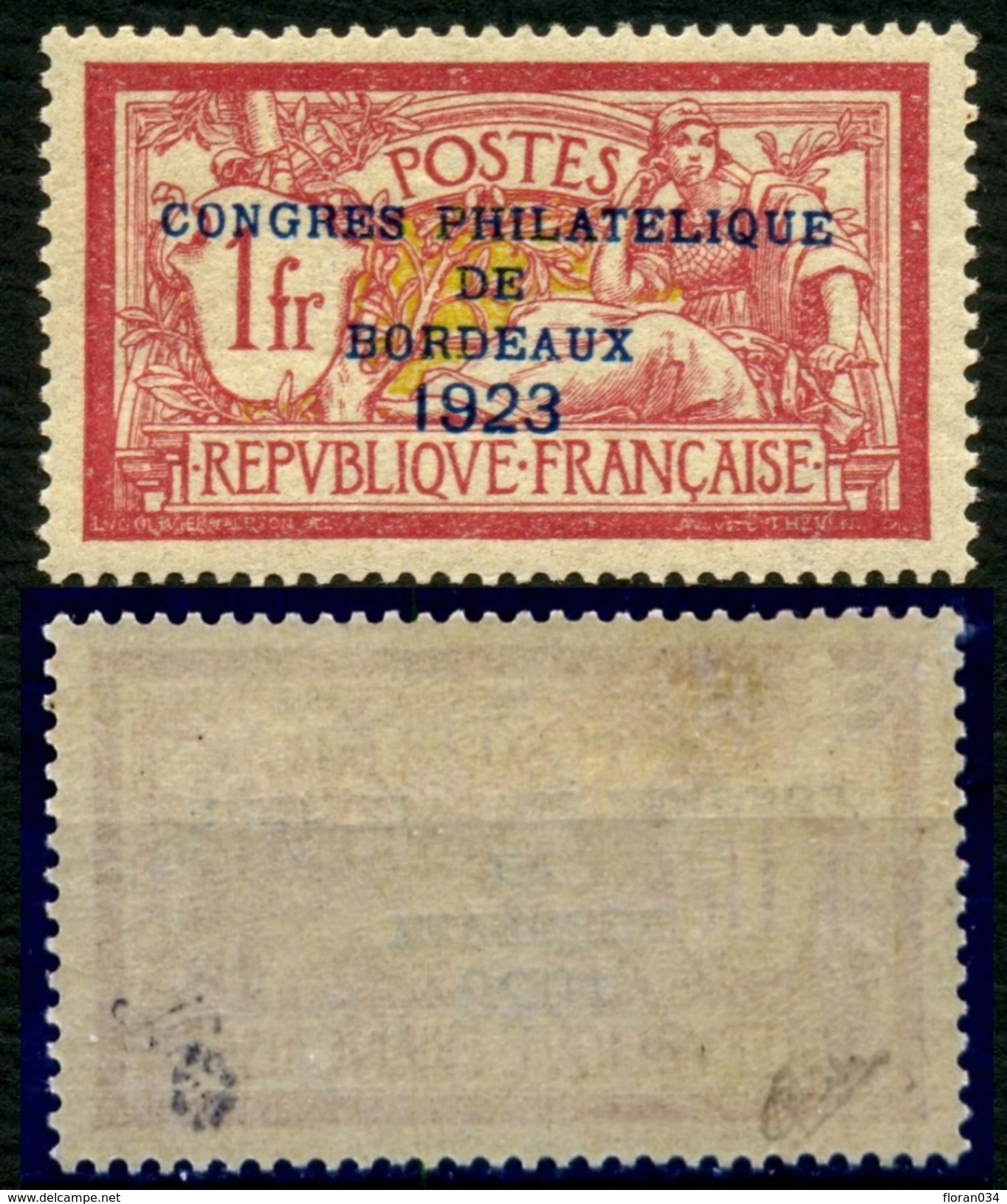 France N° 182 Neuf  ** (MNH) - Centrage Parfait - Signé Calves - Cote 1387 Euros - LUXE - Used Stamps