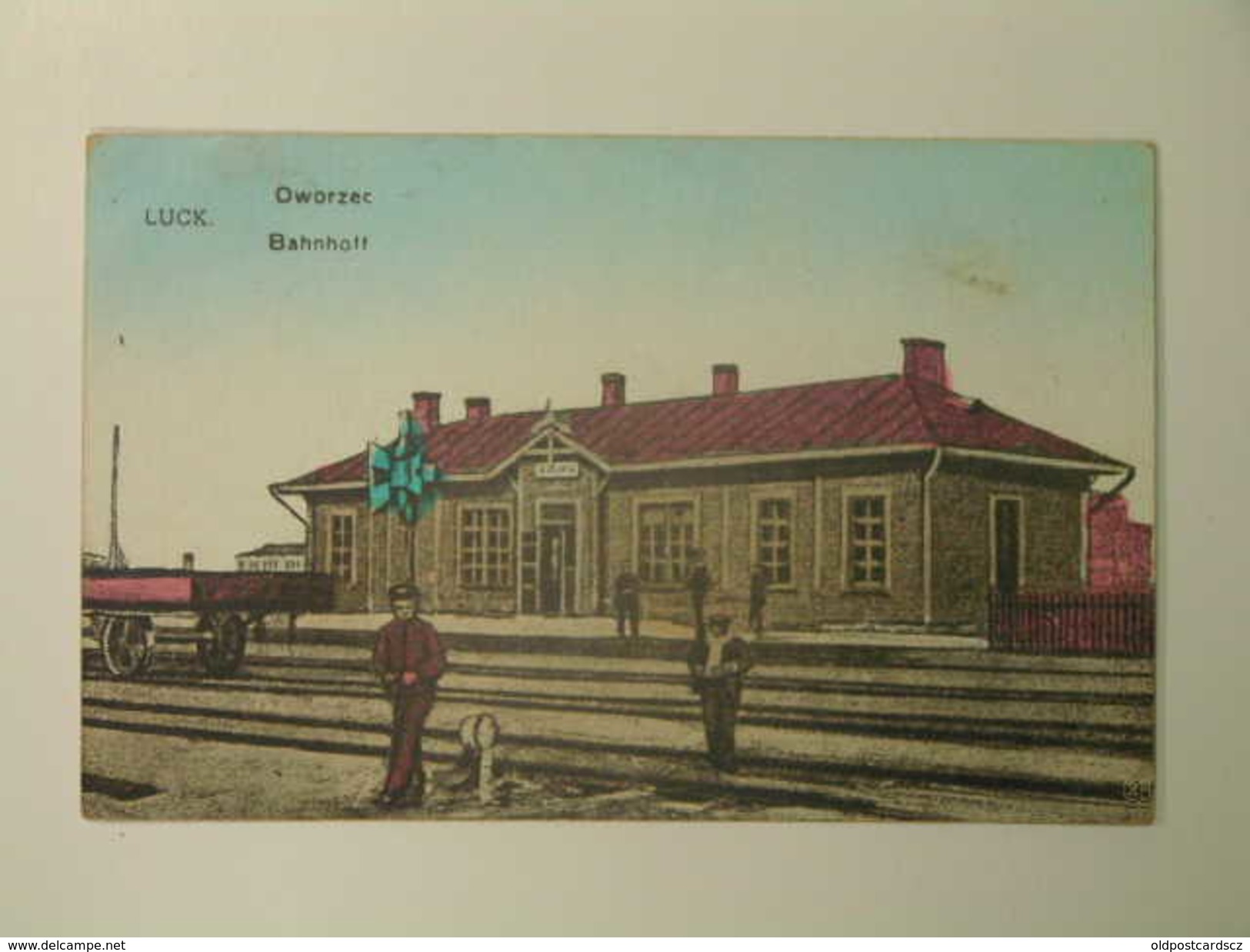 UKR 272 Luck Bahnhoff Dworzec 1910 - Ucraina