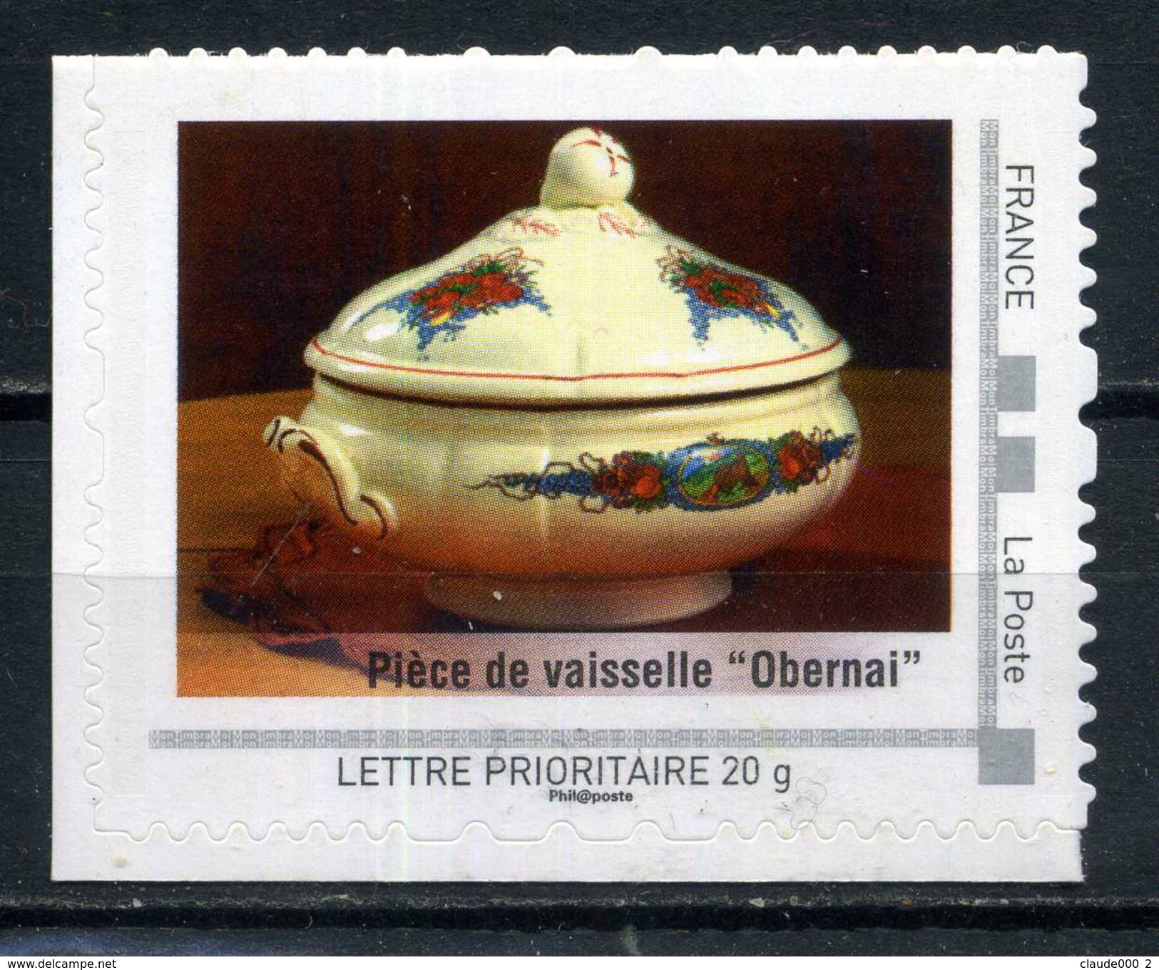 PIECE DE VAISSELLE " OBERNAI "   Adhésif Neuf ** . Collector " L' ALSACE "  2009 - Collectors