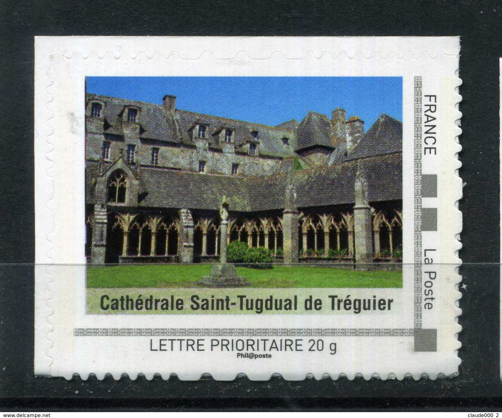 CATHEDRALE SAINT-TUGDUAL DE TREGUIER  Adhésif Neuf ** . Collector " LA BRETAGNE "  2009 - Collectors