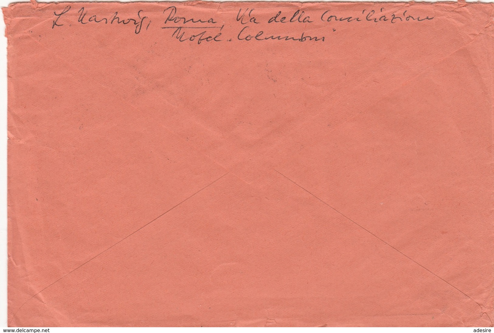 VATICAN Brief 1965, 4 Sondersmarken - Briefe U. Dokumente