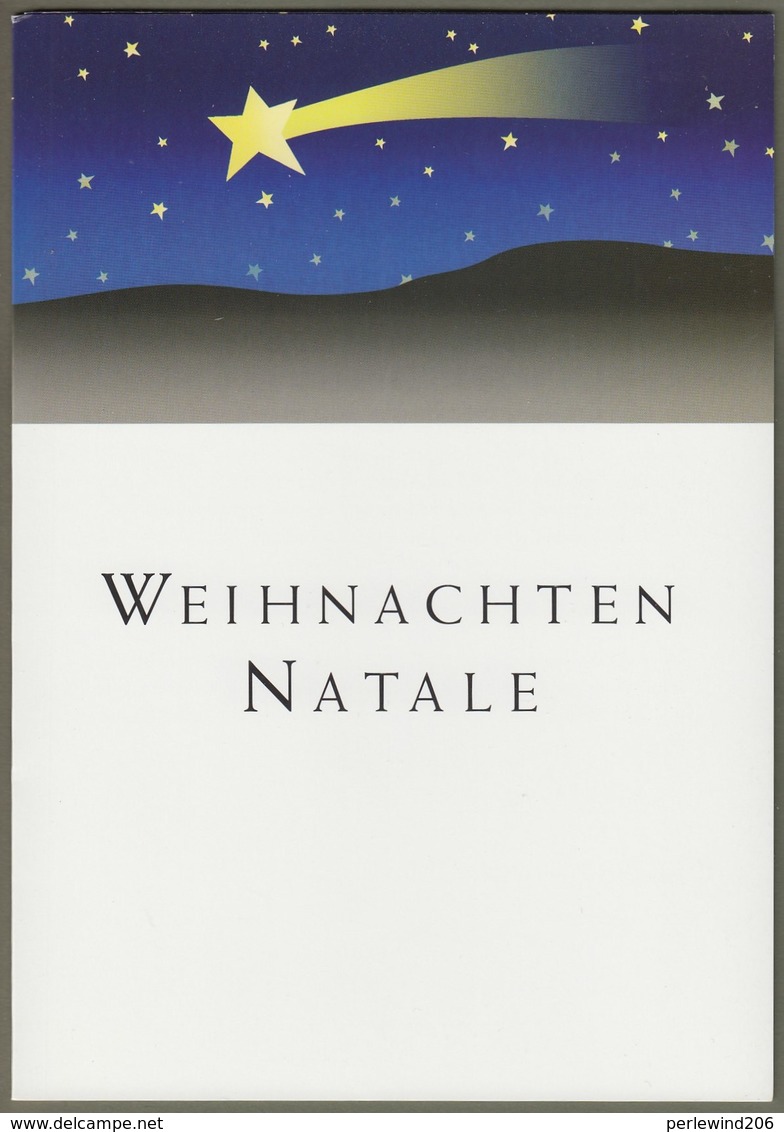 Bund + Vatikan: Minister Card - Ministerkarte, Mi-Nr. 2703-04: " Weihnachten " ; Joint Issue Gemeinschaftsausgabe R X - Covers & Documents