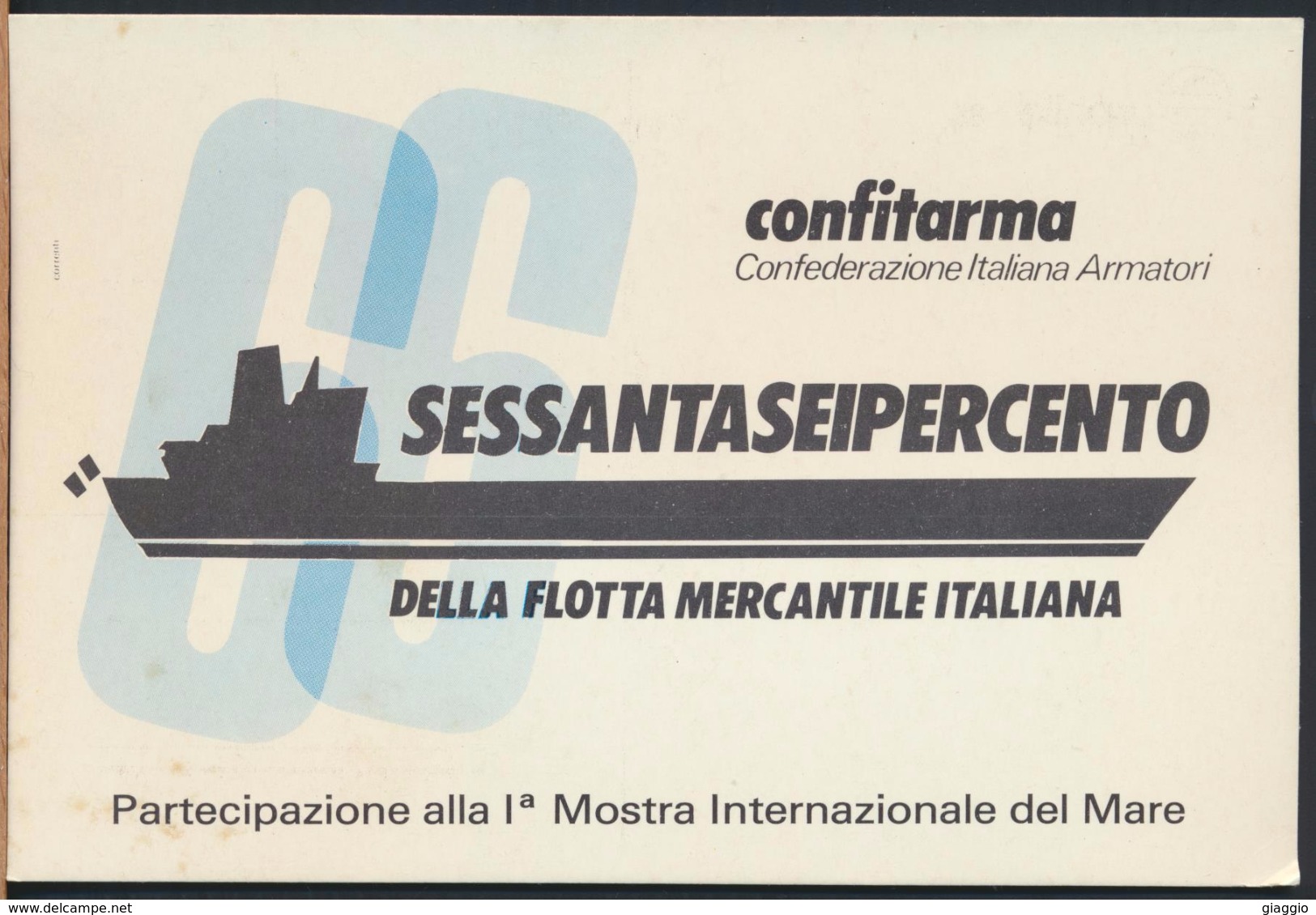 °°° 4554 - CONFITARMA - CONFEDERAZIONE ARMATORI ITALIANI DELLA FLOTTA NERCANTILE ITALIANA - 1988 °°° - Altri & Non Classificati