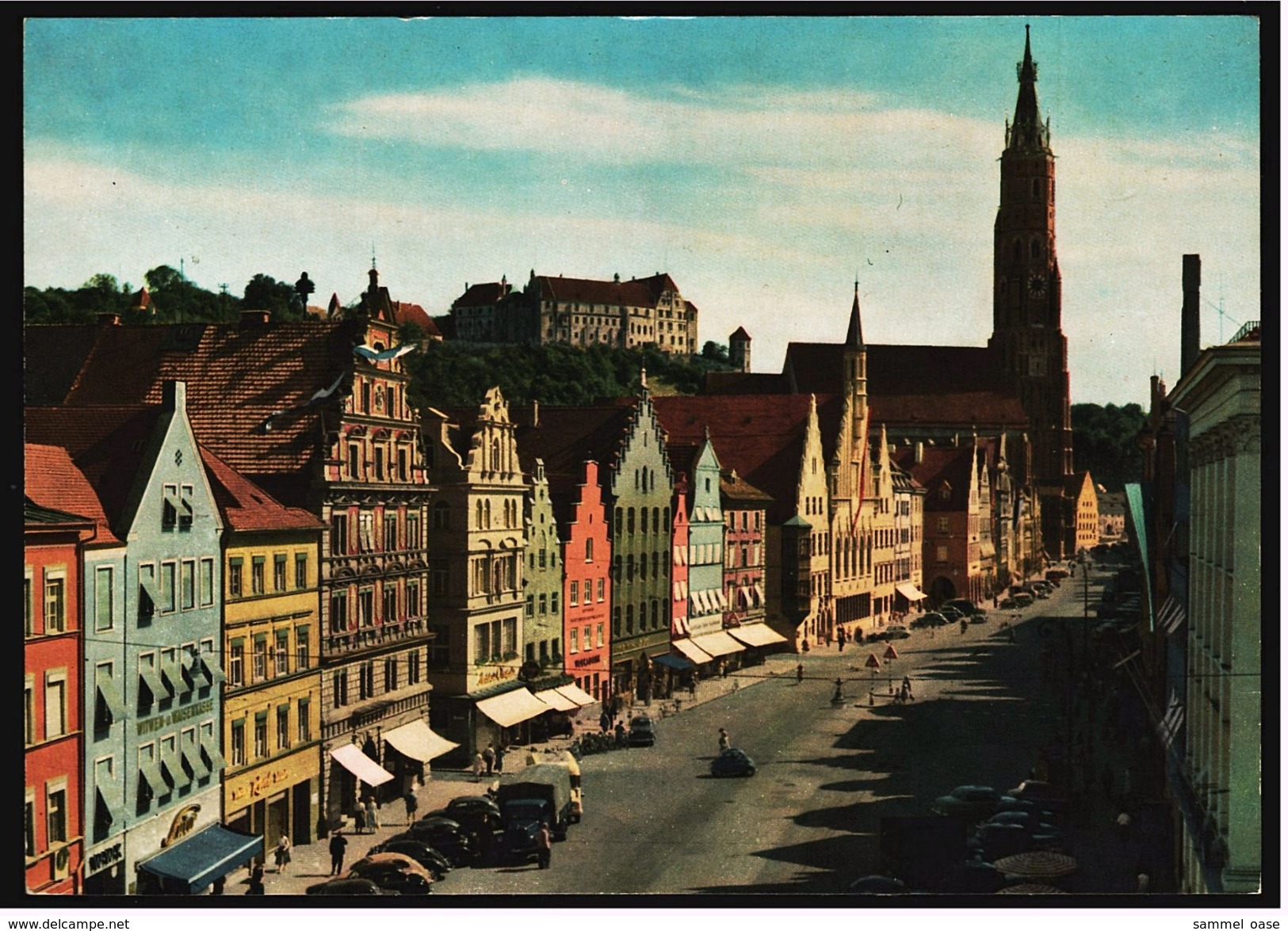 Landshut / Isar  -  Altstadt Und Burg Trausnitz  -  Ansichtskarte Ca. 1965    (6974) - Landshut