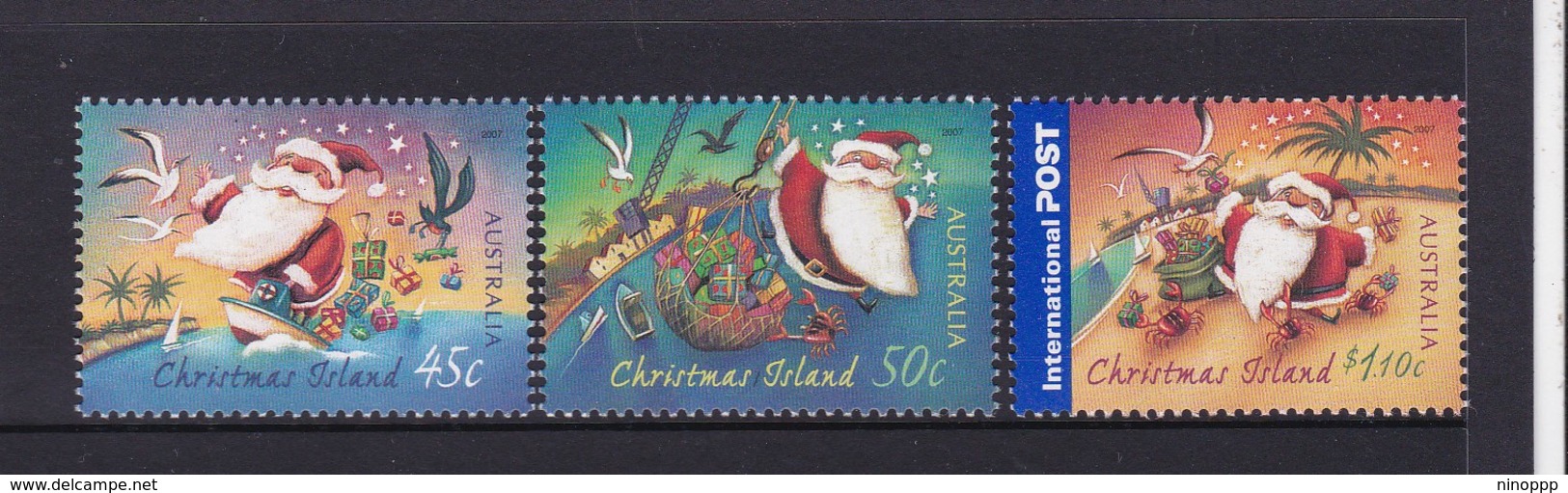 Christmas Island SG 616-617 2007 Christmas Set MNH - Christmas Island