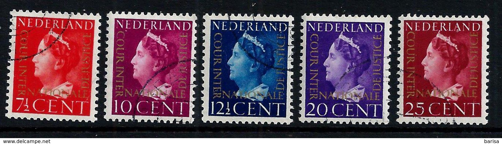 Nederland 1947: Dienstzegels, Cour Inter. De Justice (o) - Service