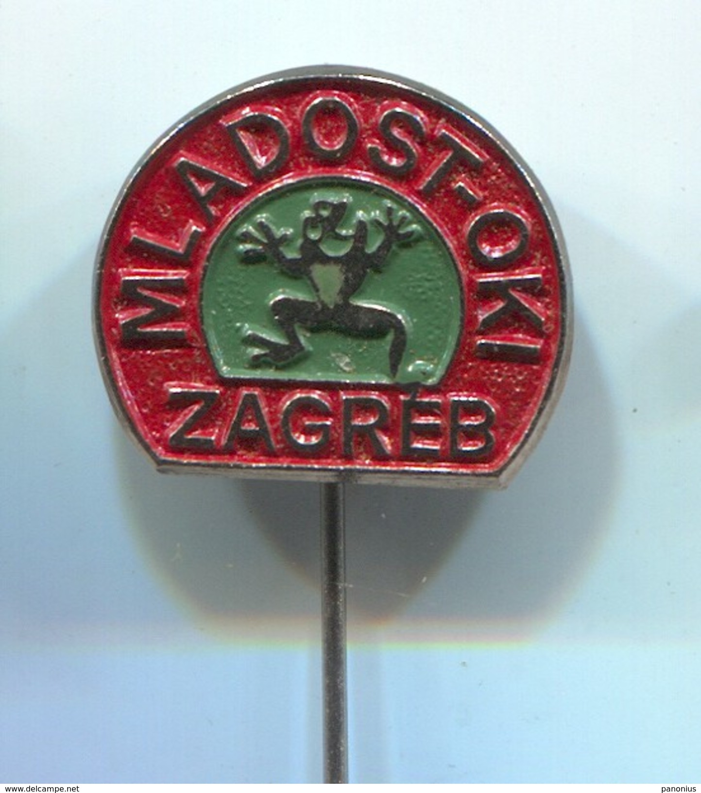 Water Polo, Wasserball, Pallanuoto - VK MLADOST, Zagreb Croatia, Vintage Pin, Badge, Abzeichen - Wasserball