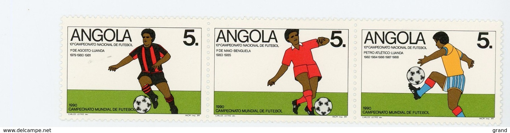 Angola 1989-Football Championnat National-YT 753/55***MNH - Angola