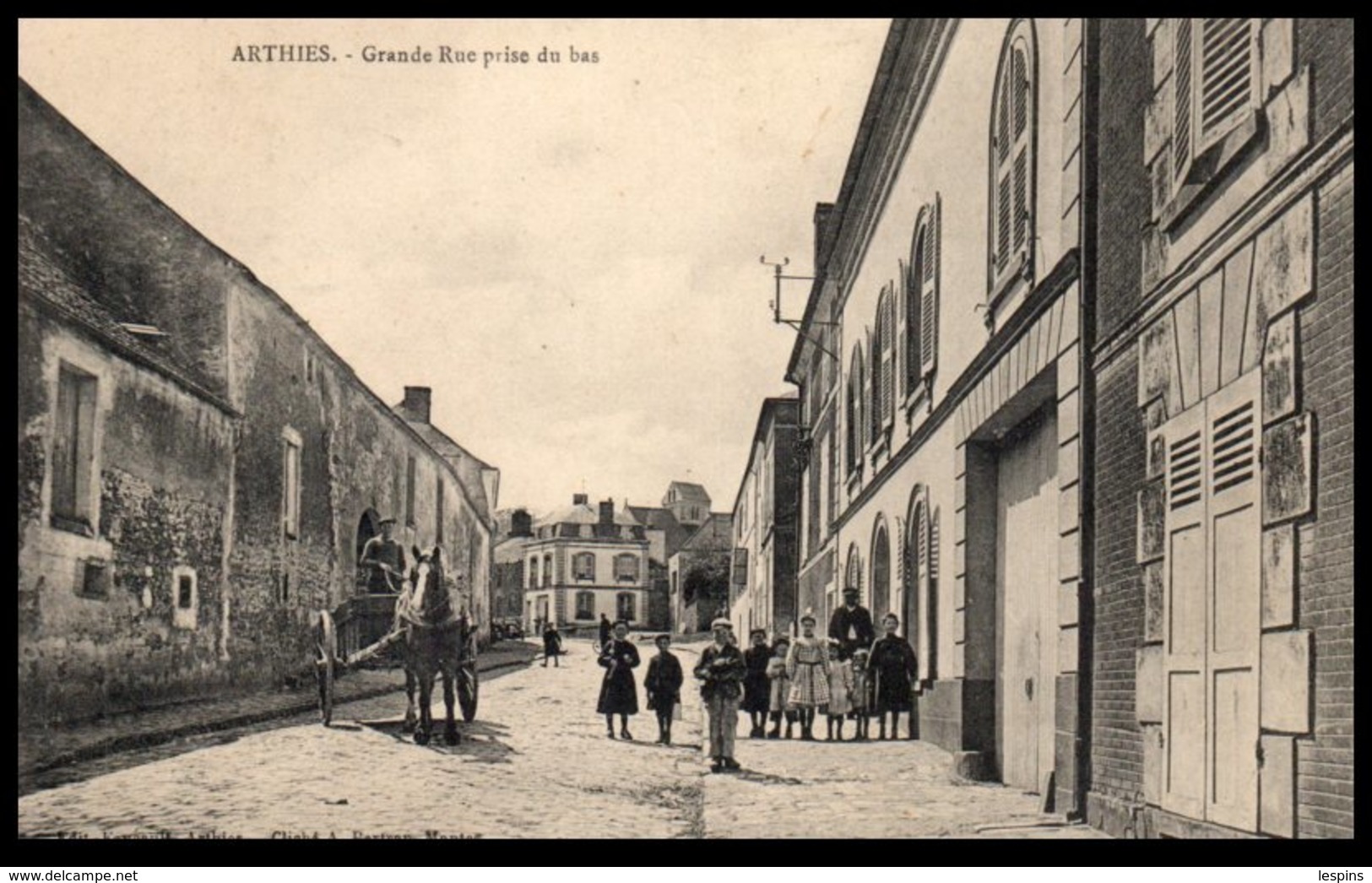 95 - ARTHIES --  Grande Rue Prise Du Bas - Arthies