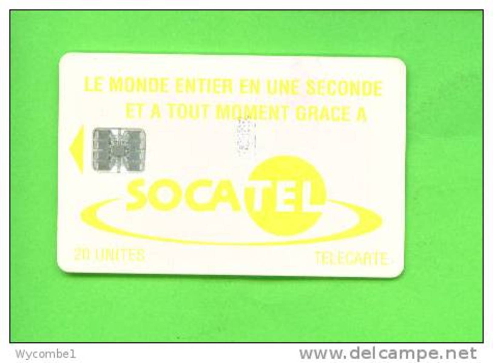 CENTRAL AFRICAN REPUBLIC  - Chip Phonecard/20 Units (subject To Minor Marks And Abrasions) - Centrafricaine (République)