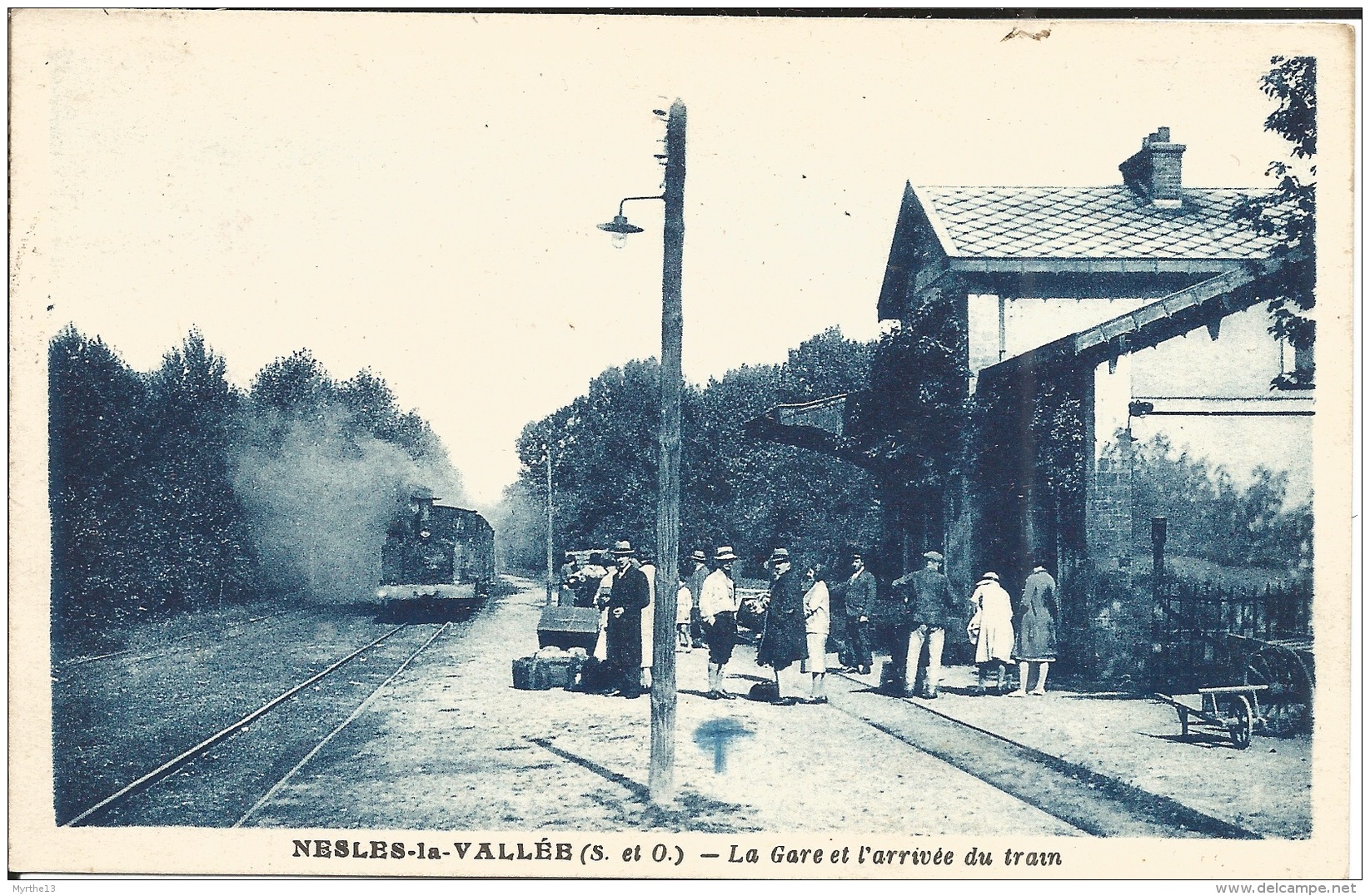 95     NESLES LA VALLÉE  LA GARE/TRAIN - Nesles-la-Vallée