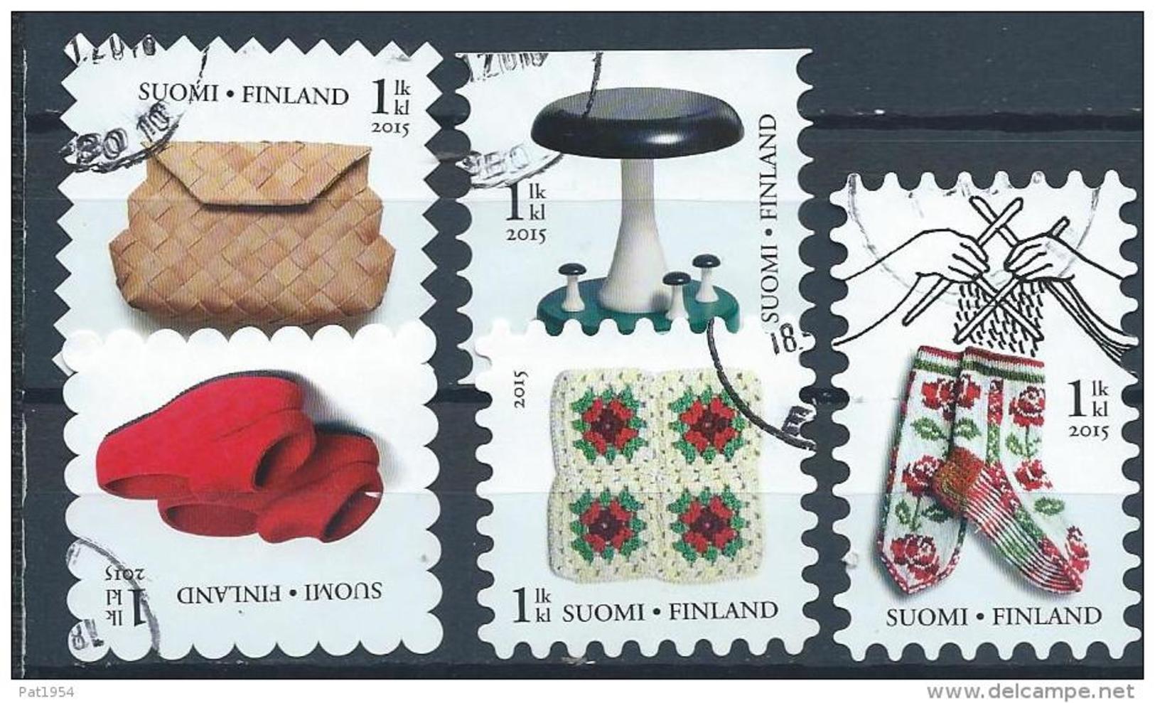 Finlande 2015 2388/2392 Oblitérés Artisanat - Used Stamps