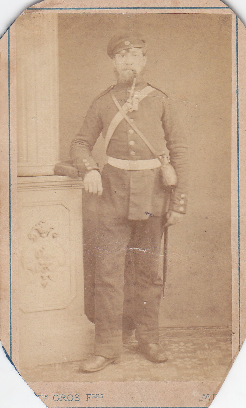 Foto Deutsch-französischer Krieg 1870/71 Ostpreussisches Festungs-Artillerie Regiment No.1 In Metz Feldflasche - Guerre, Militaire