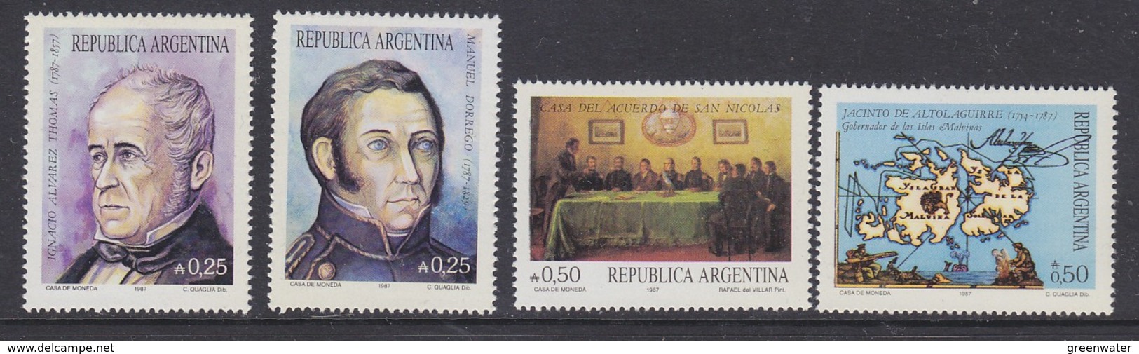 Argentina 1987 Commemoratives / Falkland Islands 4v ** Mnh (35600C) - Unused Stamps