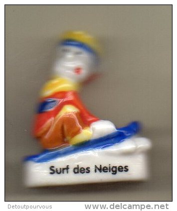 Fève Brillante SURF DES NEIGES Dans LES SPORTS D'HIVER Pasquier 2006 - Sport