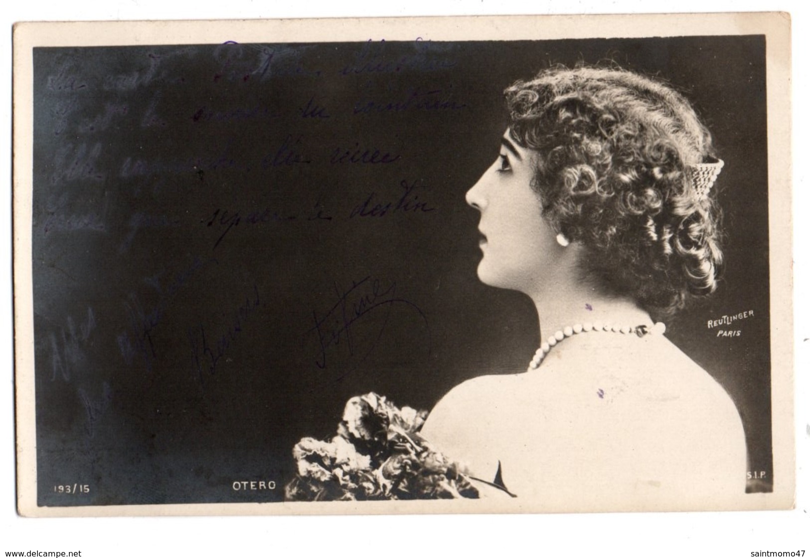 FEMME ARTISTE . " OTERO " . PHOTO REUTLINGER - Réf. N°2245 - - Femmes