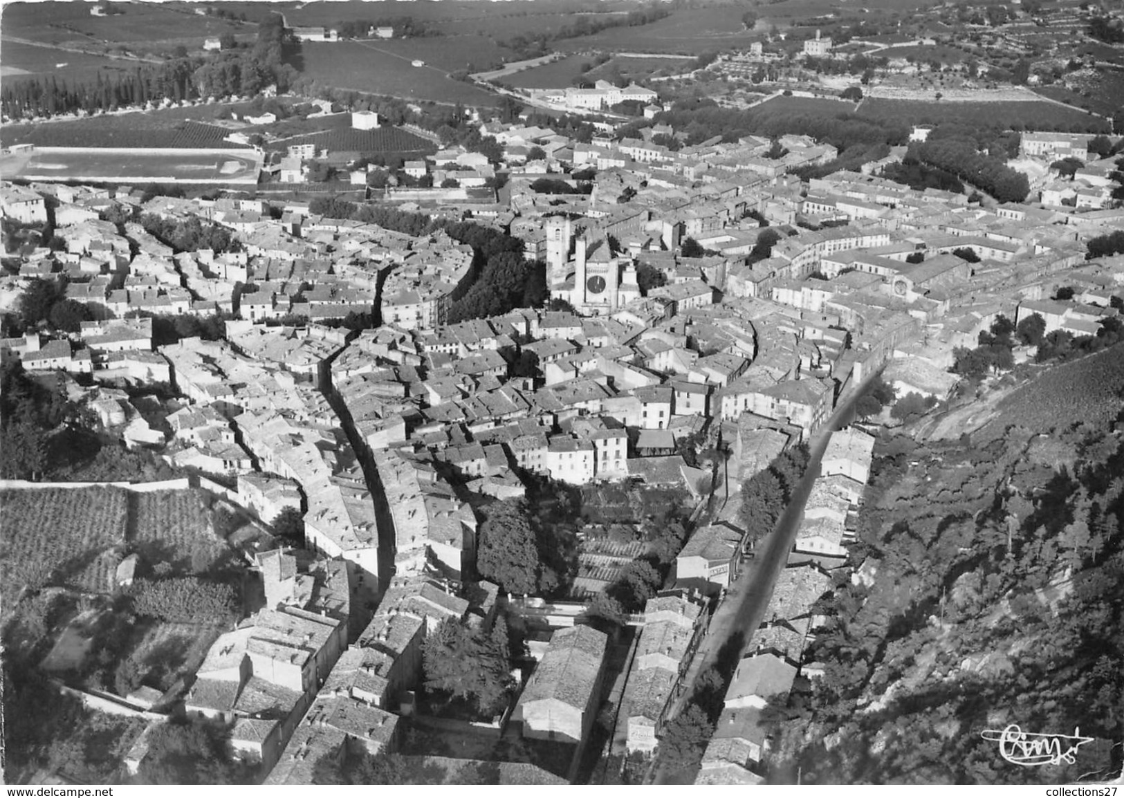 34-CLERMONT-L'HERAULT- VUE GENERALE AERIENNE - Clermont L'Hérault