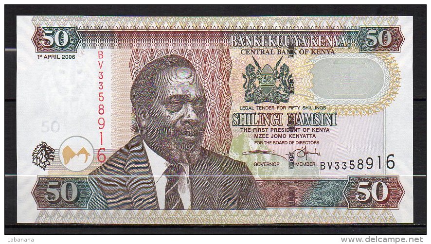 529-Kenya Billet De 50 Shillings 2006 BV335 Neuf - Kenya