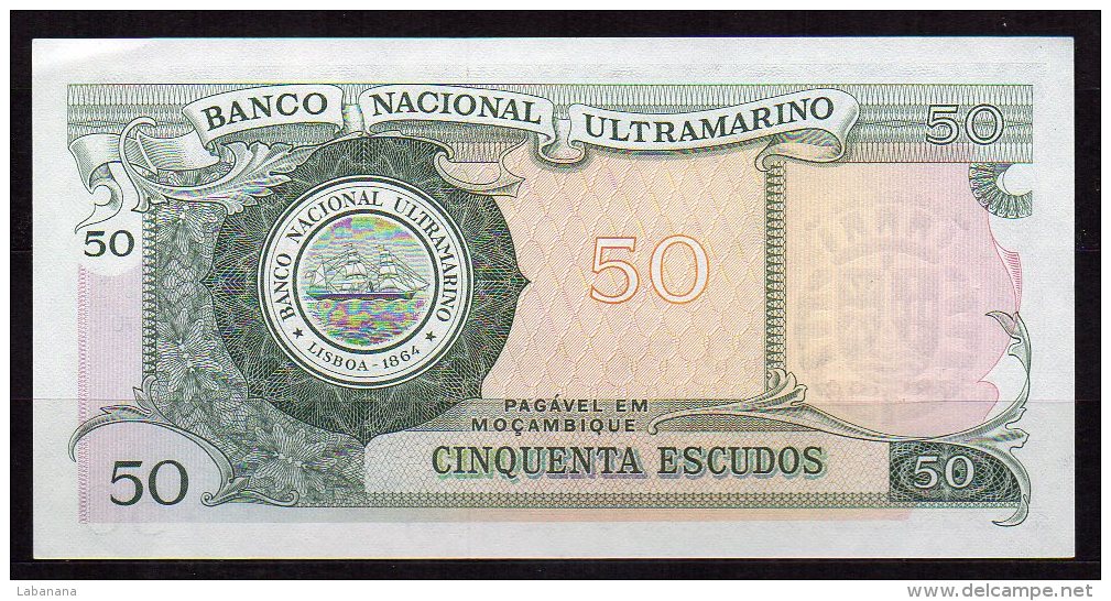 550-Mozambique Billet De 50 Escudos 1976 A578 - Mozambique