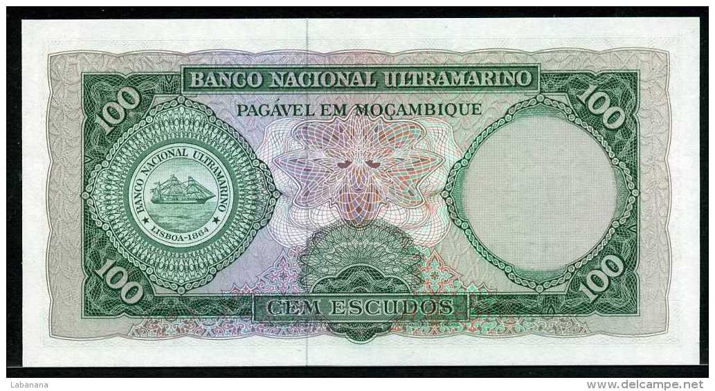 348-Mozambique Billet De 100 Escudos 1976 C591 Neuf - Mozambique