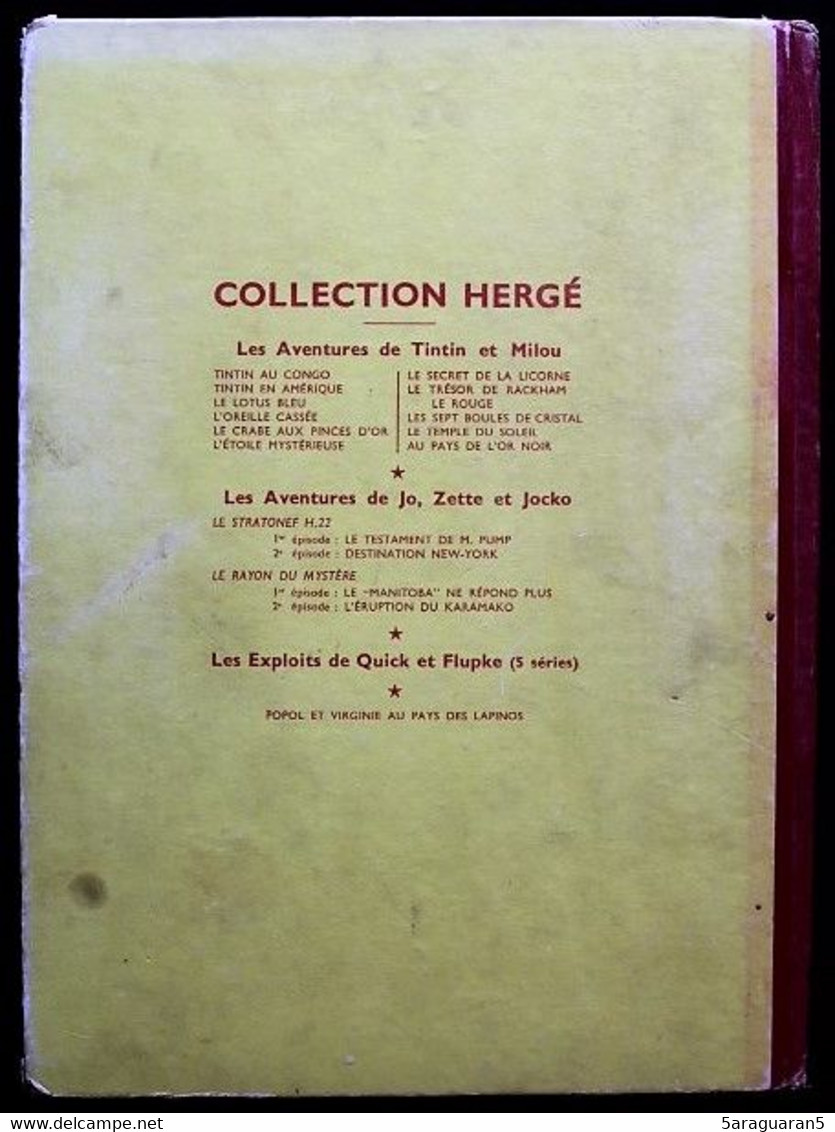 BD QUICK ET FLUPKE - Les Exploits De Quick Et Flupke - 3 ème Série - Rééd. 1952 B7 - Quick Et Flupke