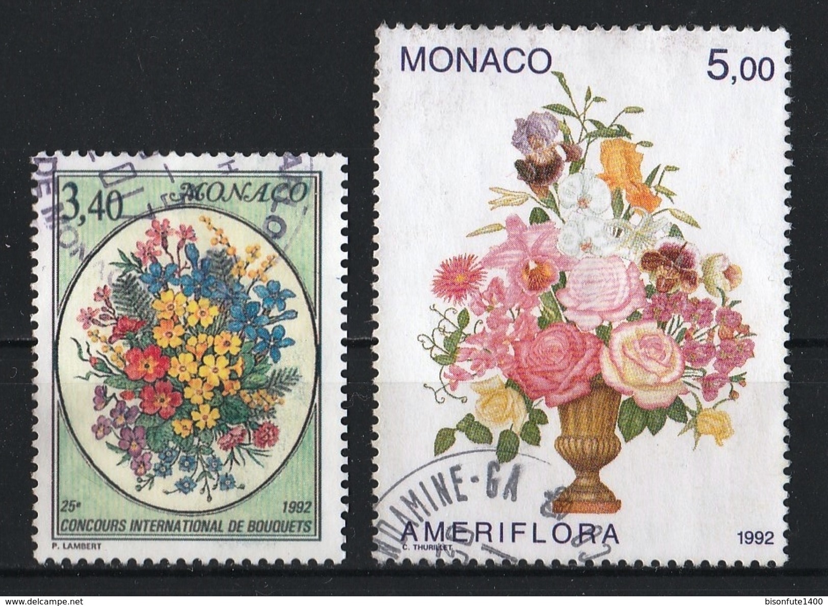 Monaco 1992 : Timbres Yvert & Tellier N° 1815 Et 1831. - Usados