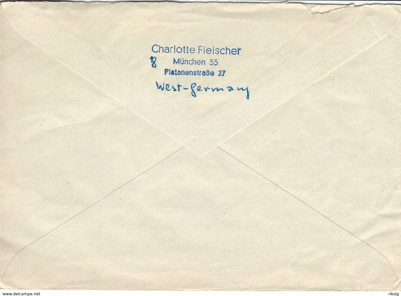 Germany - Airmail Cover. Sent To Denmark 1967.  H-1127 - Brieven En Documenten