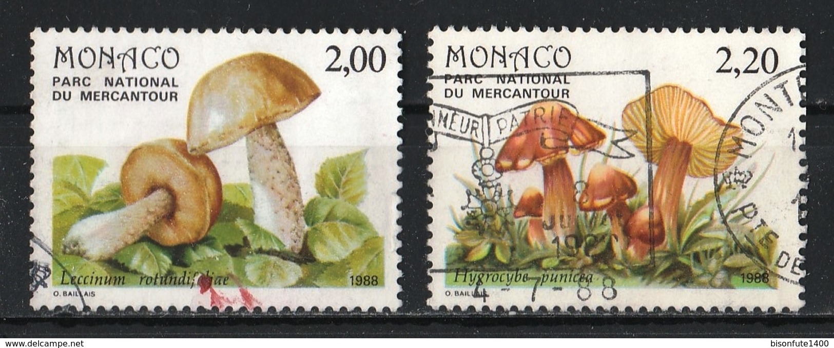 Monaco 1988 : Timbres Yvert & Tellier N° 1628 Et 1629. - Usados