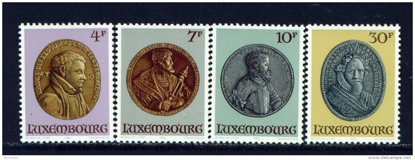 LUXEMBOURG  -  1985  Portrait Medals  Set  Unmounted/Never Hinged Mint - Ungebraucht