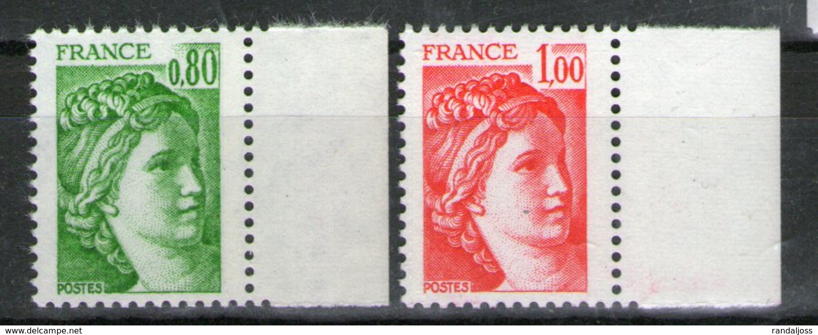 1970**-1972** Premier Tarif Lent/rapide Sabine_bord De Feuille - 1977-1981 Sabine De Gandon