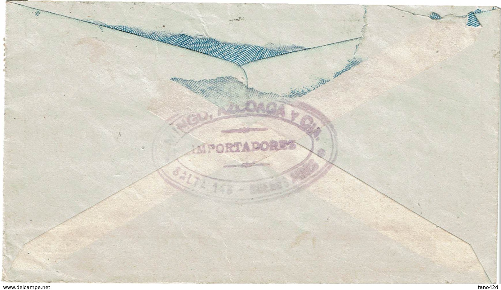 LCTN47/4- ARGENTINE LETTRE AEROPOSTALE MAI 1930 - Briefe U. Dokumente