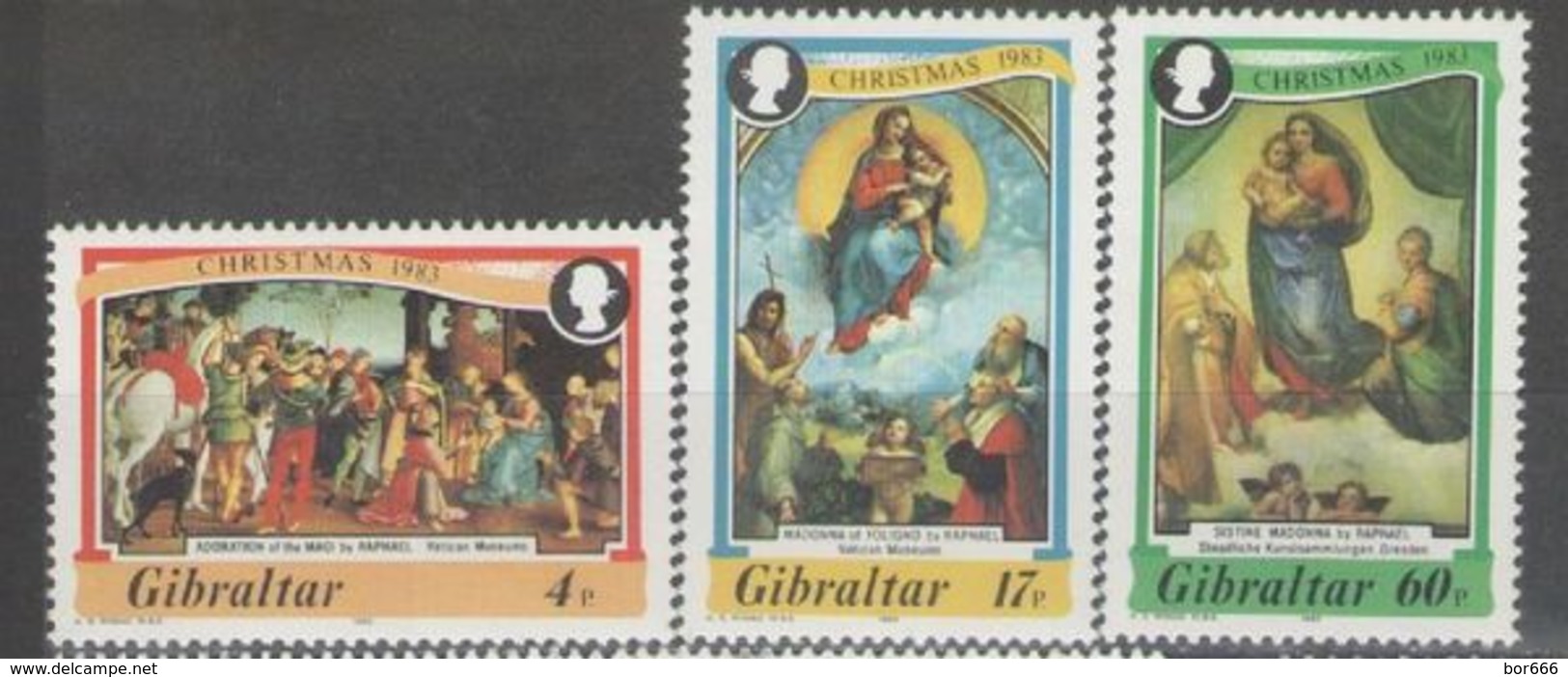 Gibraltar " CHRISTMAS " 1983 MNH - Gibraltar