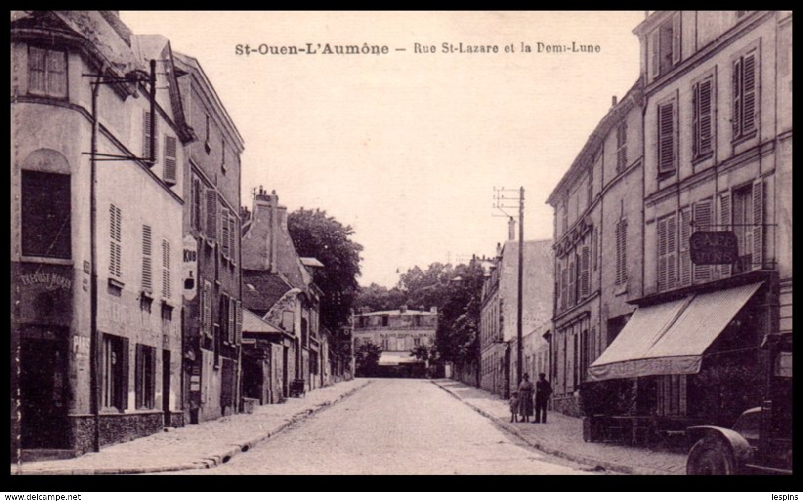 95 - SAINT OUEN L'AUMONE --  Rue St Lazare  Et La Demi Lune - Saint-Ouen-l'Aumône