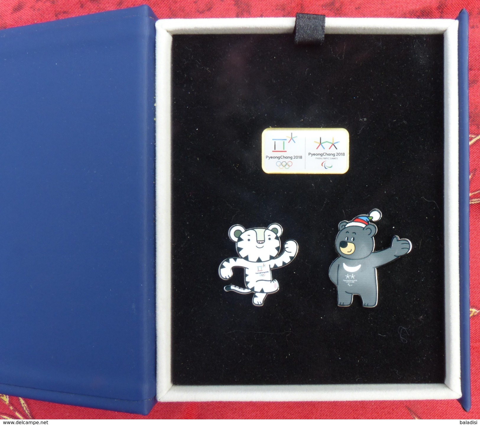 Pin´s JP COFFRET DE 3 PINS JEUX OLYMPIQUES D'HIVER DE PYEONGCHANG 2018 VOIR LES 3 PHOTOS - Olympic Games