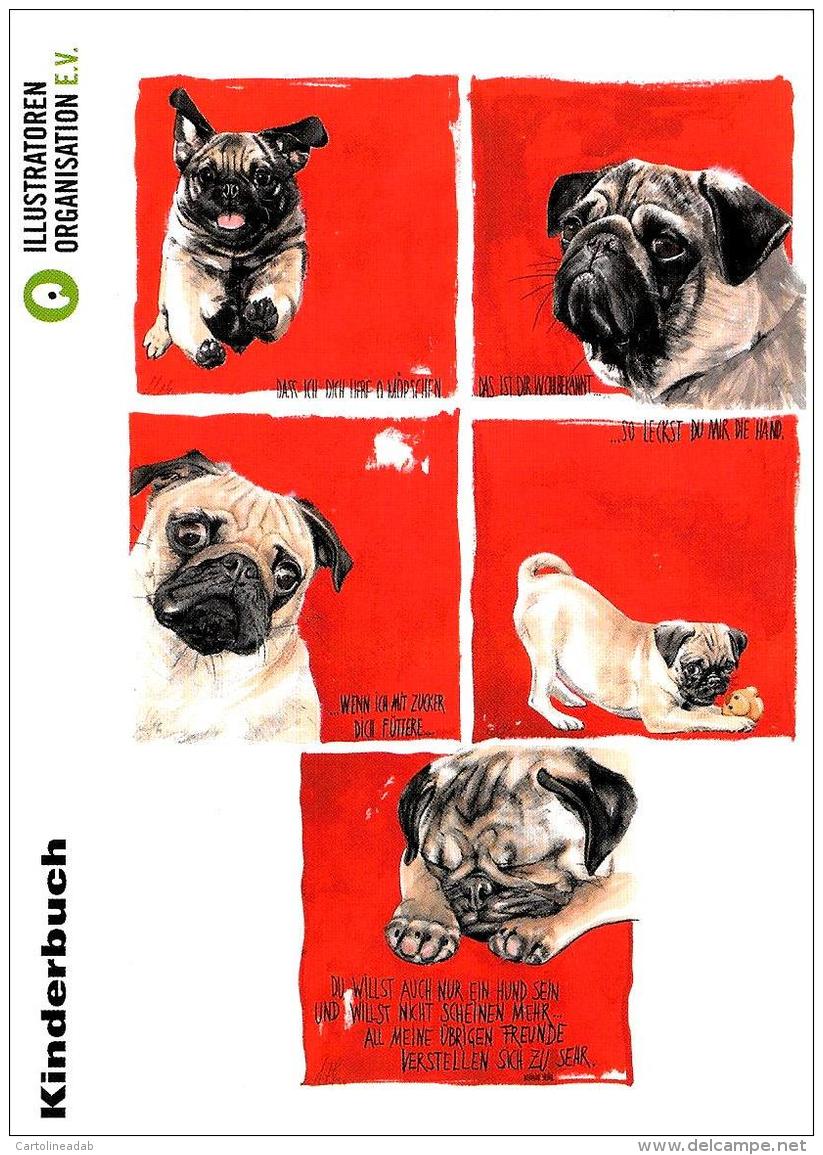 [MD1180] CPM - CANI - KINDERBUCH - ILLUSTRATOREN ORGANISATION - Non Viaggiata - Cani