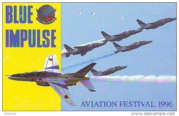 TELECARTE JAPON * MILITAIRY AVION  (591)  Flugzeuge * Airplane * Aeroplano * PHONECARD JAPAN * ARMEE * LEGER VLIEGTUIG - Armée